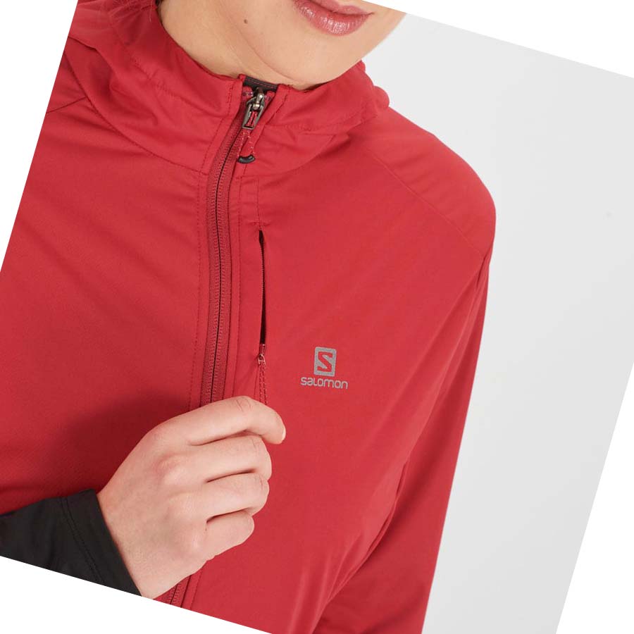 Chaquetas Salomon LIGHT SHELL Mujer Rojos | MX 2431SGL